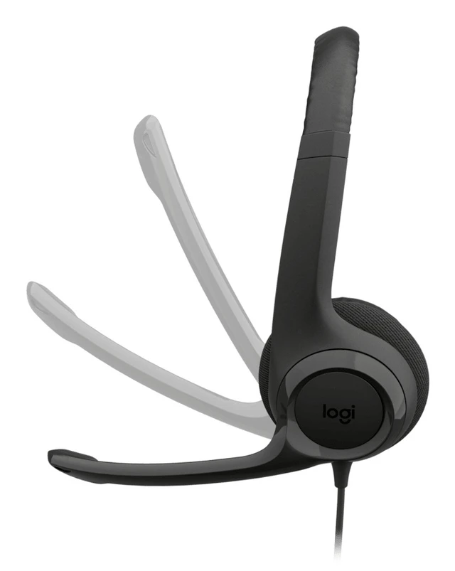 Alt view image 4 of 5 - Logitech H390 Headset Wired Head-band Calls/Music USB Type-C Black