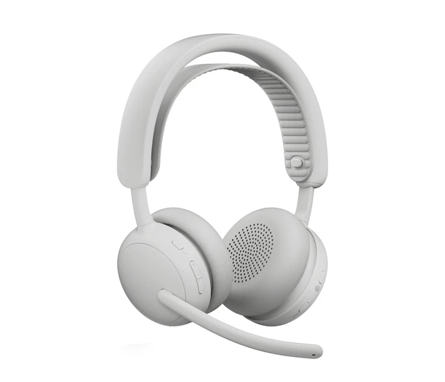 Alt view image 2 of 5 - Logitech Zone Wireless 2 ES Headset Head-band Business/Everyday USB Type-C Bluetooth White