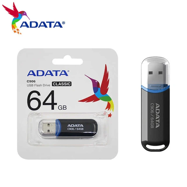 Alt view image 3 of 3 - ADATA C906 USB flash drive 64 GB USB Type-A 2.0 Black