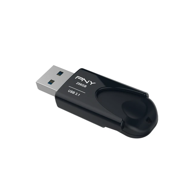 Alt view image 3 of 4 - PNY Attache 4 USB flash drive 256 GB USB Type-A 3.2 Gen 1 (3.1 Gen 1) Black