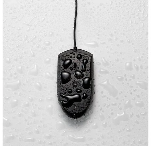 Alt view image 18 of 19 - Kensington Pro Fit Wired Washable Mouse - Rugged - Optical - Cable - Black - USB Type A - 1600 dpi - Scroll Wheel - 3 Button(s) - Symmetrical
