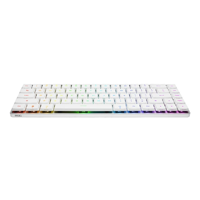 Alt view image 3 of 5 - ASUS ROG Falchion RX Low Profile keyboard USB + RF Wireless + Bluetooth QWERTZ White