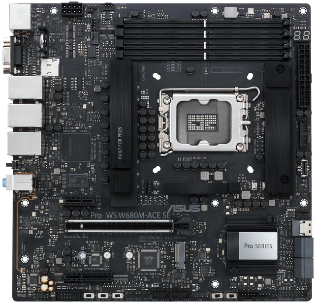 Main image of ASUS PRO WS W680M-ACE SE Intel W680 LGA 1700 micro ATX