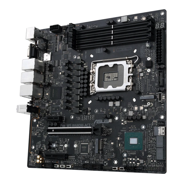 Alt view image 5 of 5 - ASUS PRO WS W680M-ACE SE Intel W680 LGA 1700 micro ATX