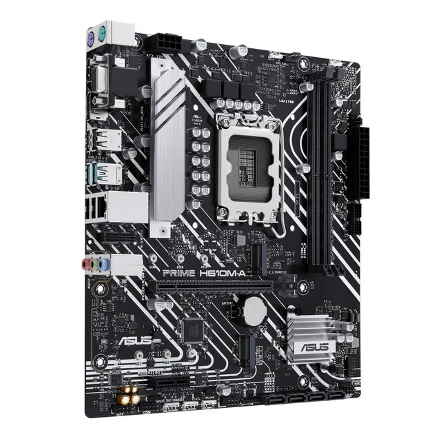 Alt view image 2 of 5 - ASUS PRIME H610M-A-CSM Intel H610 LGA 1700 micro ATX