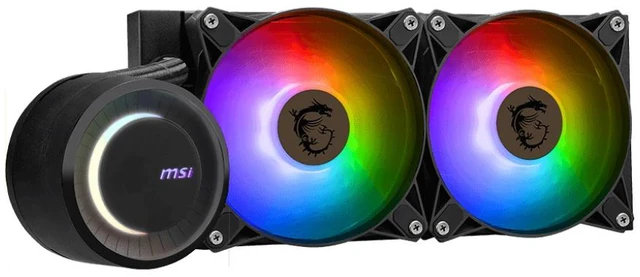 Alt view image 2 of 4 - MSI MAG CORELIQUID E240 computer cooling system Motherboard, Processor Liquid cooling kit 12 cm Black