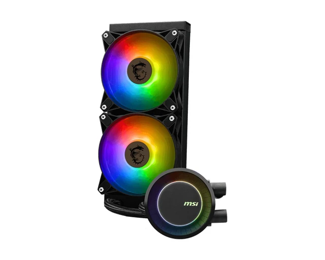 Alt view image 4 of 4 - MSI MAG CORELIQUID E240 computer cooling system Motherboard, Processor Liquid cooling kit 12 cm Black