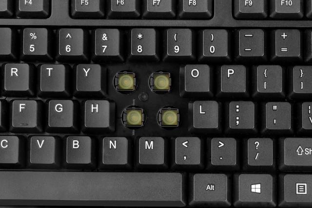 Alt view image 5 of 5 - Adesso WKB-1320CB-UK keyboard Mouse included Home RF Wireless QWERTY UK English Black