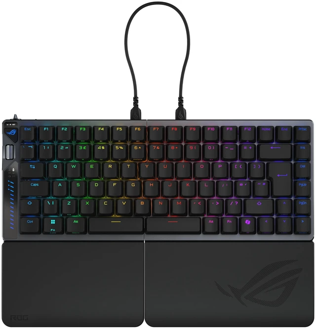 Main image of ASUS ROG Falcata keyboard Gaming USB + RF Wireless + Bluetooth QWERTY Black