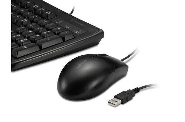 Alt view image 11 of 13 - Kensington Pro Fit Washable Wired Desktop Keyboard and Mouse Set K70316US