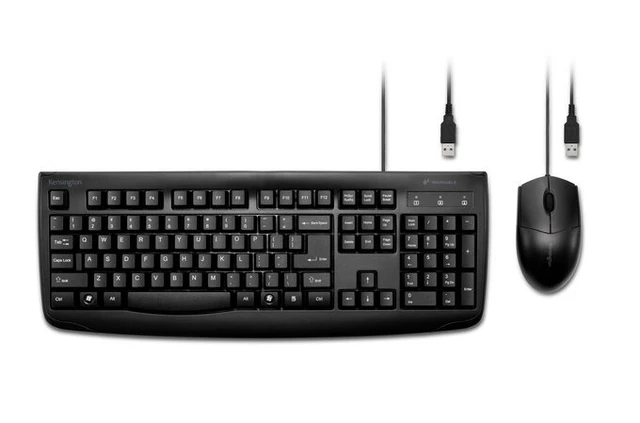 Alt view image 12 of 13 - Kensington Pro Fit Washable Wired Desktop Keyboard and Mouse Set K70316US