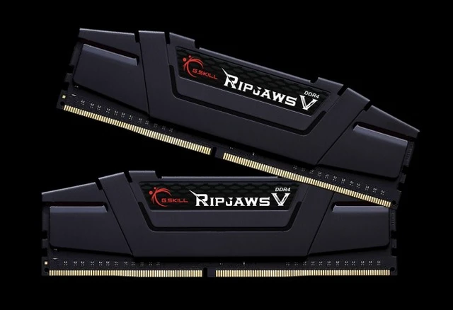 Alt view image 7 of 9 - G.SKILL 32GB (2 x 16GB) Ripjaws V Series DDR4 PC4-25600 3200MHz for Intel Z170 Platform Desktop Memory Model F4-3200C16D-32GVK