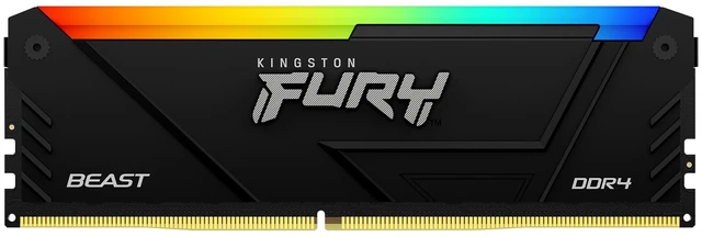 Alt view image 16 of 19 - Kingston Fury Beast RGB 3600 16GB (2x8GB) 3600MT/s DDR4 CL17 DIMM (Kit of 2) Computer Memory KF436C17BB2AK2/16