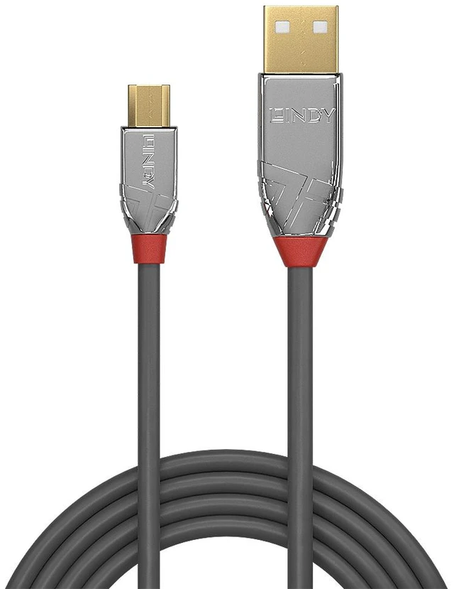 Alt view image 4 of 4 - Lindy 0.5m USB 2.0 Type A to Micro-B Cable, Cromo Line 36650