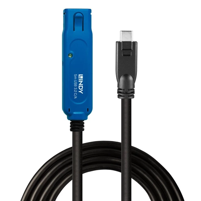 Alt view image 5 of 9 - Lindy 5m USB 3.2 Gen 1 C/A Active Extension Pro - 43380