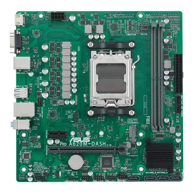 Alt view image 5 of 9 - ASUS PRO A620M-DASH-CSM AMD A620 Socket AM5 micro ATX - 90MB1GD0-M0EAYC