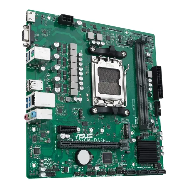 Alt view image 7 of 9 - ASUS PRO A620M-DASH-CSM AMD A620 Socket AM5 micro ATX - 90MB1GD0-M0EAYC