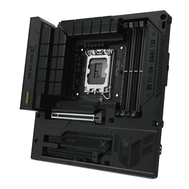 Alt view image 3 of 5 - ASUS TUF GAMING B760M-BTF WIFI Intel B760 LGA 1700 micro ATX