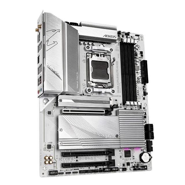 Alt view image 4 of 4 - AORUS B650 ELITE AX ICE motherboard AMD B650 Socket AM5 ATX