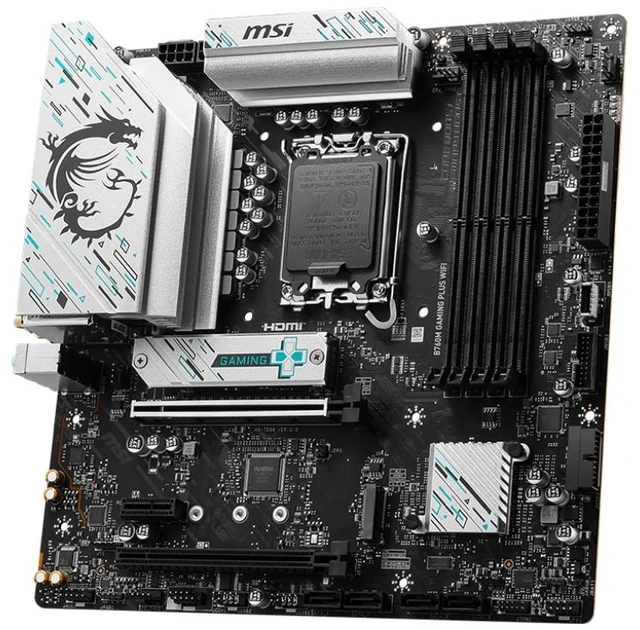 Alt view image 13 of 15 - MSI B760M GAMING PLUS WIFI motherboard Intel B760 LGA 1700 micro ATX
