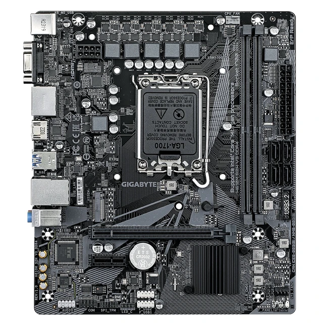 Alt view image 5 of 8 - Gigabyte Motherboard H610M GAMING WiFi DDR4 LGA 1700 Micro ATX Bluetooth 5.1 M.2 PCIe