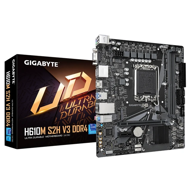Alt view image 4 of 8 - Gigabyte Motherboard H610M GAMING WiFi DDR4 LGA 1700 Micro ATX Bluetooth 5.1 M.2 PCIe