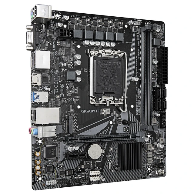 Alt view image 6 of 8 - Gigabyte Motherboard H610M GAMING WiFi DDR4 LGA 1700 Micro ATX Bluetooth 5.1 M.2 PCIe