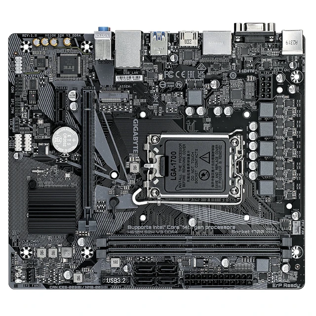 Alt view image 7 of 8 - Gigabyte Motherboard H610M GAMING WiFi DDR4 LGA 1700 Micro ATX Bluetooth 5.1 M.2 PCIe