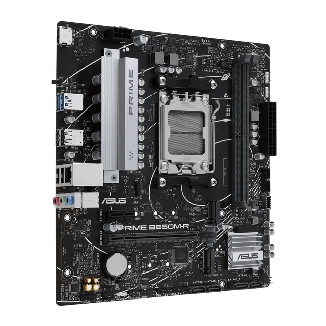 Alt view image 8 of 11 - ASUS Prime B650M-R Gaming Motherboard