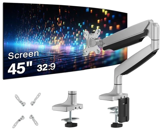Main image of Siig CE-MT5B11-S1 monitor mount / stand 114.3 cm (45") Desk Grey
