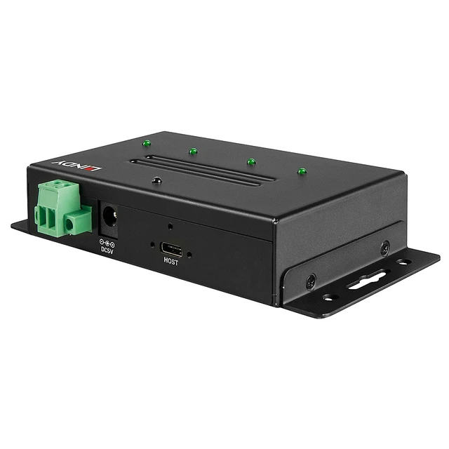 Alt view image 2 of 4 - Lindy 4 Port USB 3.2 Gen 2 Type C Metal Hub