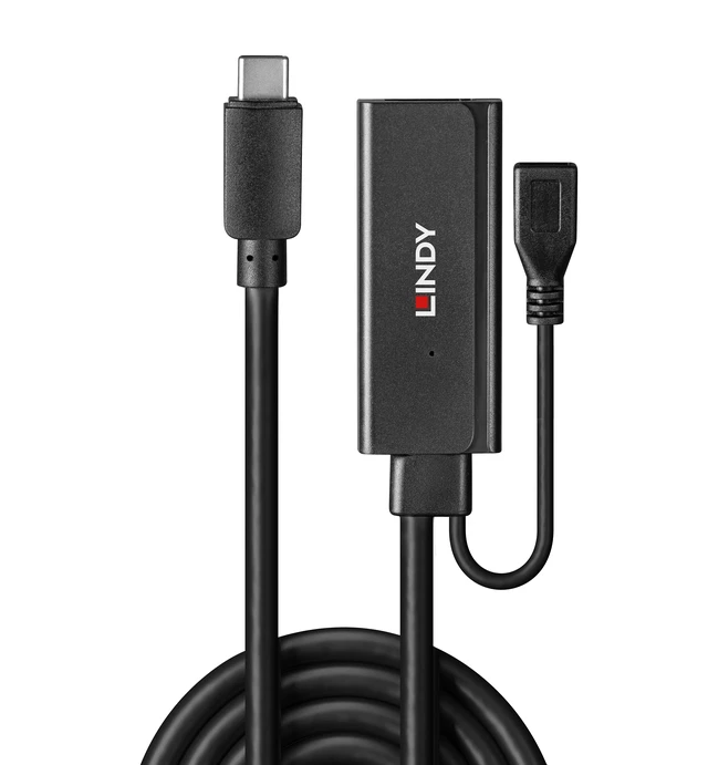 Alt view image 2 of 3 - Lindy 5m USB 3.2 Gen 1 C/A Active Extension