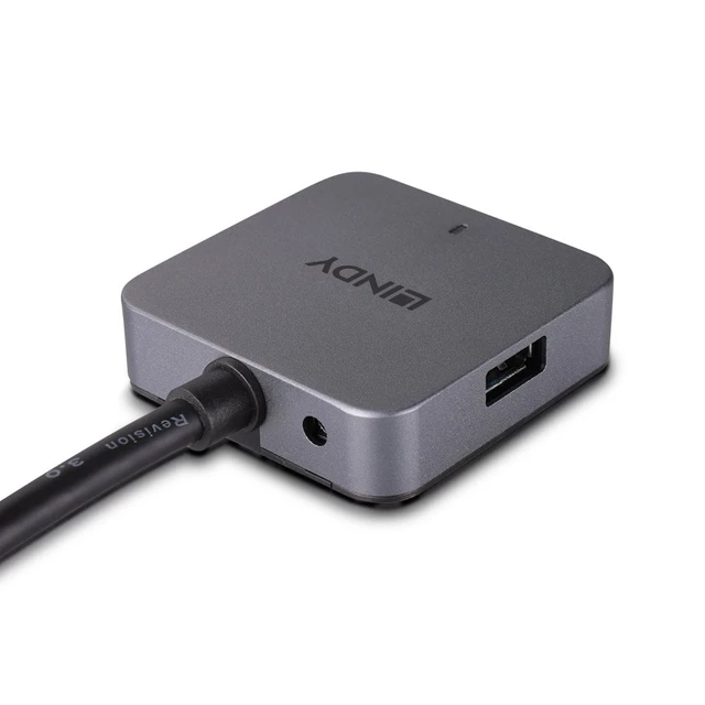 Alt view image 3 of 5 - Lindy 5m USB 3.0 Hub 4 Ports