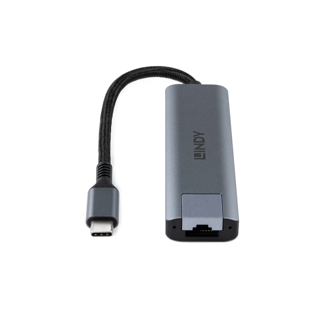 Alt view image 2 of 5 - Lindy USB 3.2 Gen 2 Type C Hub & Gigabit Ethernet
