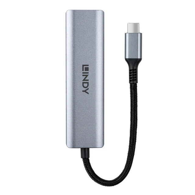Alt view image 8 of 9 - Lindy 4 Port USB 3.2 Gen 2 Type C Hub - 43414