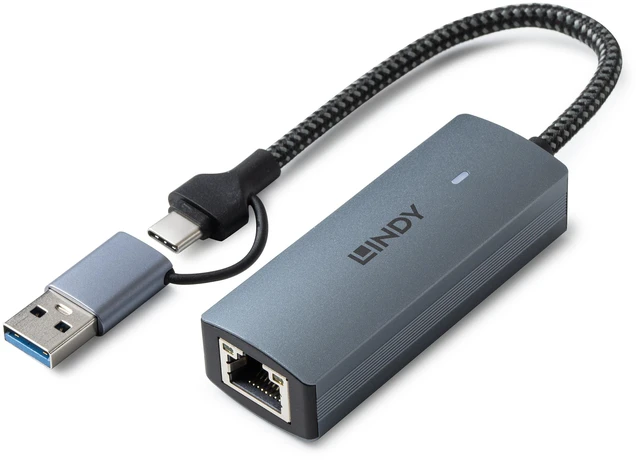 Main image of Lindy USB 3.2 Gen 1 to 5G Ethernet Converter