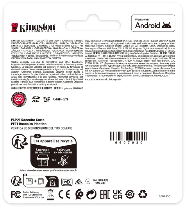 Alt view image 8 of 8 - Kingston SD Canvas Select Plus 150MB/s Memory Card 1TB