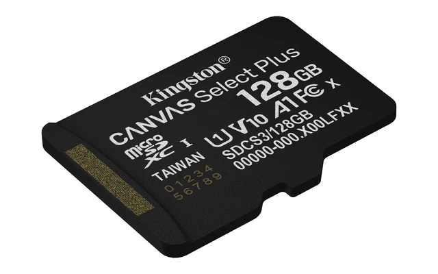 Alt view image 2 of 4 - Kingston Technology Canvas Select Plus 128GB UHS-I V10 microSDXC Memory Card