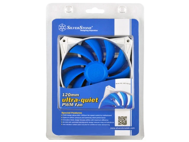 Alt view image 8 of 11 - SilverStone FQ Series PWM Controlled 120mm Case Fan SST-FQ122