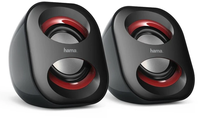 Main image of Hama Sonic Mobil 183 loudspeaker Black, Red Wired 3 W