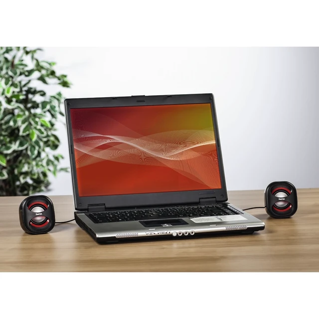 Alt view image 3 of 3 - Hama Sonic Mobil 183 loudspeaker Black, Red Wired 3 W