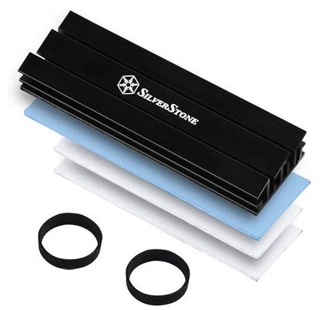 Alt view image 8 of 12 - Silver Stone M.2 SSD dedicated heat dissipation heat sink pad SST-TP02-M2