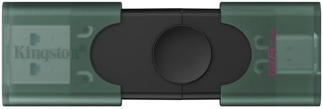 Alt view image 20 of 20 - Kingston DataTraveler Duo 128GB USB 3.2 (Type A + Type C) Gen 1 On-The-Go Flash Drive - 128 GB - USB 3.2 (Gen 1) Type A, USB 3.2 (Gen 1) Type C