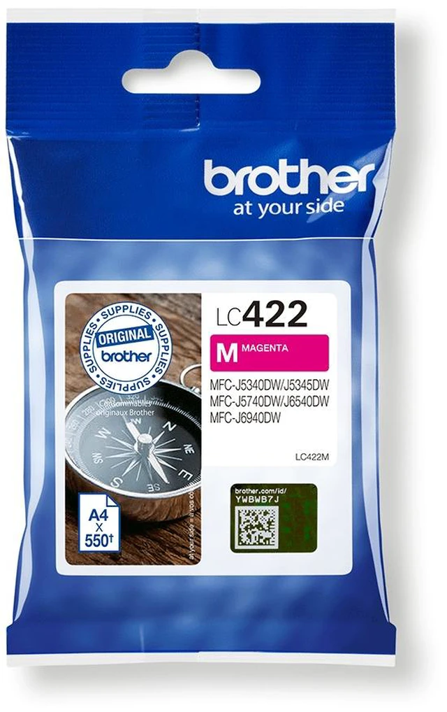 Main image of Brother LC-422M ink cartridge 1 pc(s) Original Magenta