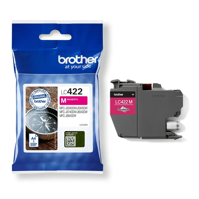Alt view image 3 of 5 - Brother LC-422M ink cartridge 1 pc(s) Original Magenta
