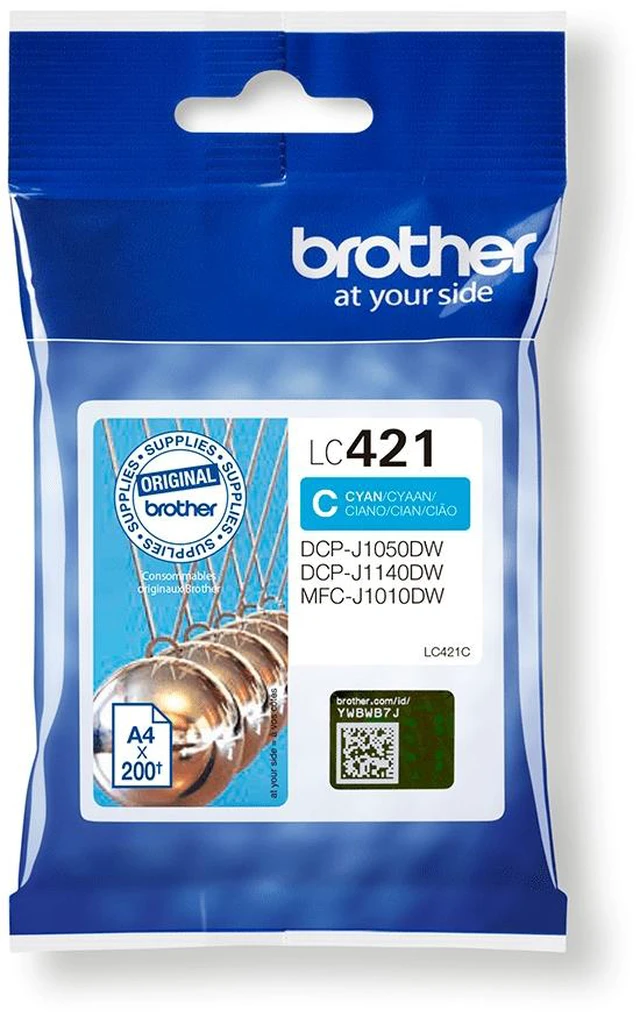 Main image of Brother LC-421C ink cartridge 1 pc(s) Original Cyan