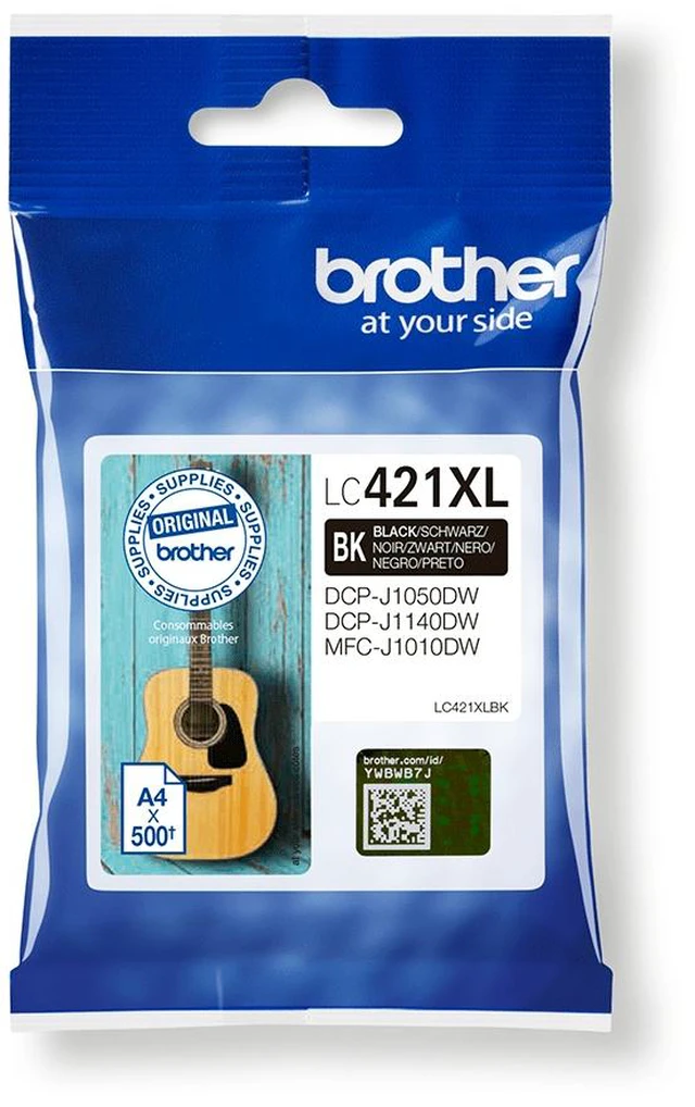 Main image of Brother LC-421XLBK ink cartridge 1 pc(s) Original High (XL) Yield Black