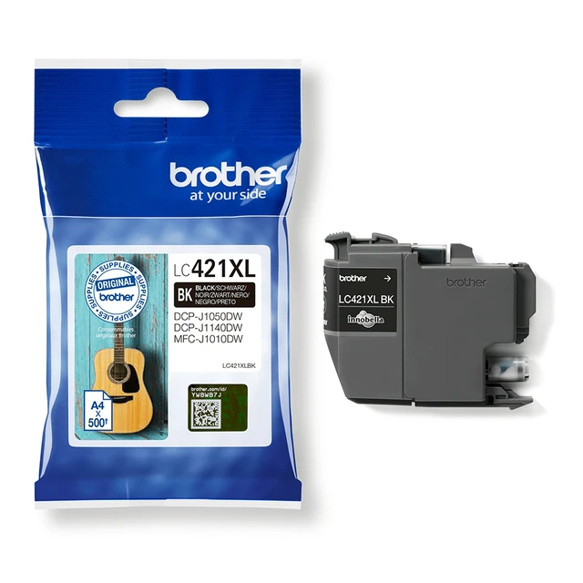 Alt view image 3 of 5 - Brother LC-421XLBK ink cartridge 1 pc(s) Original High (XL) Yield Black