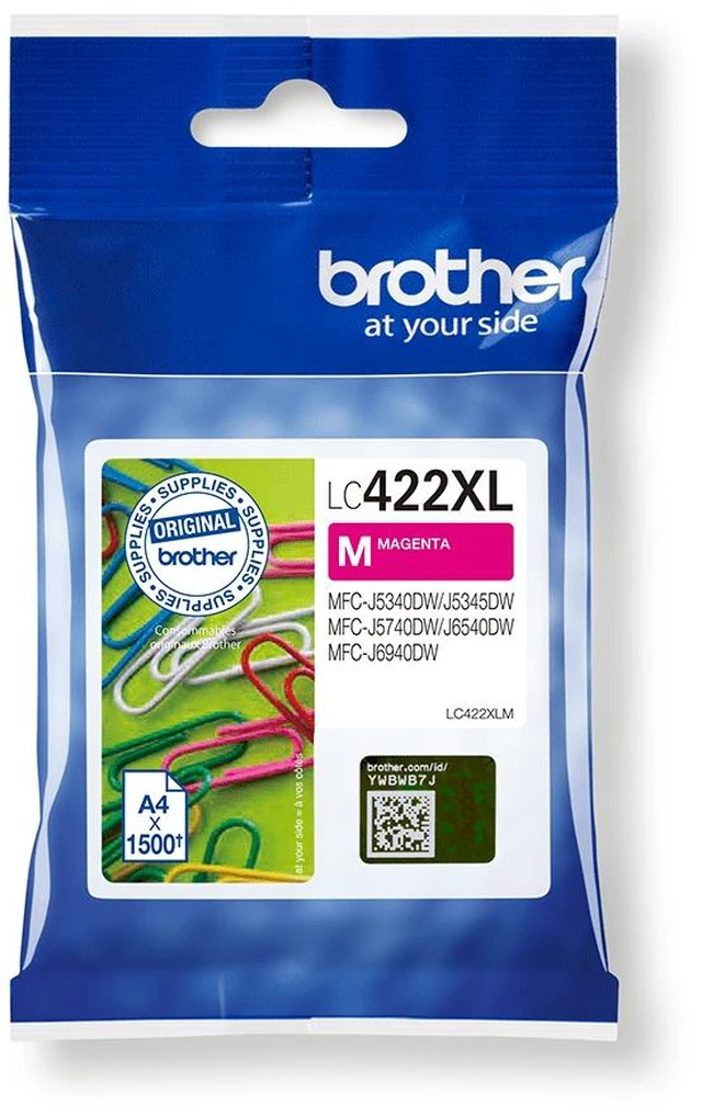 Main image of Brother LC-422XLM ink cartridge 1 pc(s) Original Magenta