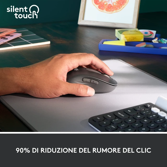 Alt view image 3 of 5 - Logitech Signature M650 L Wireless Mouse